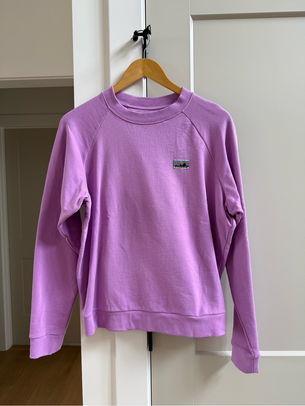 Patagonia Sweatshirt Lavender Size Small Like New - Picture 2 of 3